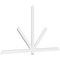 Ekena Millwork Kennewick Architectural Grade PVC Gable Bracket, 108"W x 58 1/2"H x 2"D x 4"F, 13/12 Pitch GBP108X59X0204KEN00 - alternate 1
